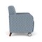 Lesro Siena Guest Chair w/ Front Casters, Walnut Legs, RS RainSong Back, MD Titan Seat, RS RainSong Panels SN1101 - alternate 2